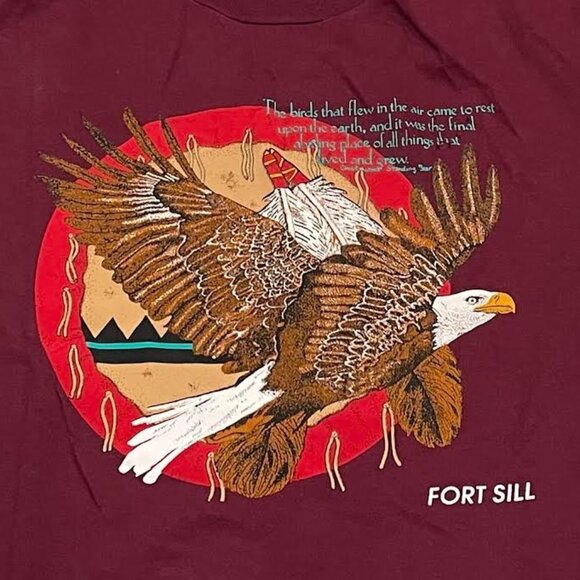 Vintage 90s Fort Sill Oklahoma United States Army Field Artillery 1990s tshirt - Picture 2 of 5